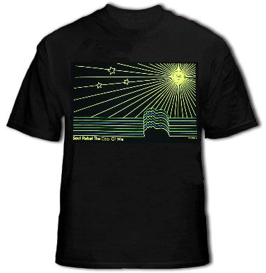 Soul Rebel Sun Burst Men's T-Shirt (Black)