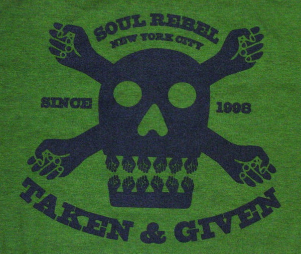Soul Rebel Taken & Given T-Shirt (Olive Green) –