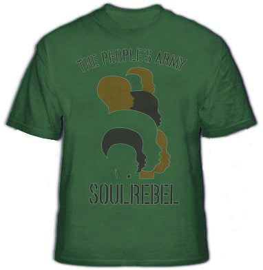 Soul Rebel The People's Army Men's T-Shirt (Olive Green)