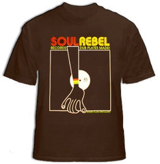 Soul Rebel Turntable T-Shirt (Brown)