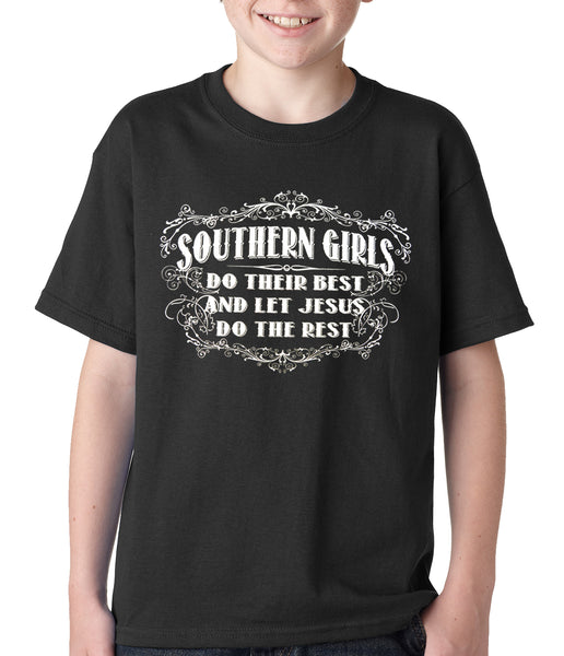 Southern Girls Do Their Best Kids T-shirt