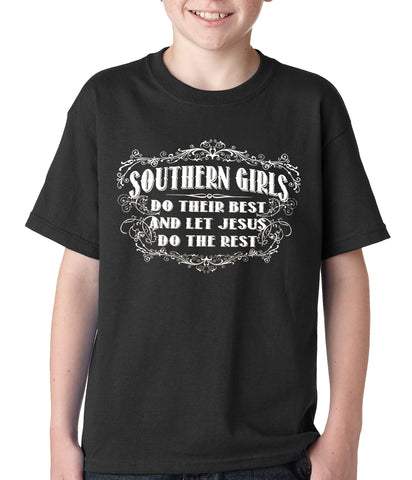 Southern Girls Do Their Best Kids T-shirt