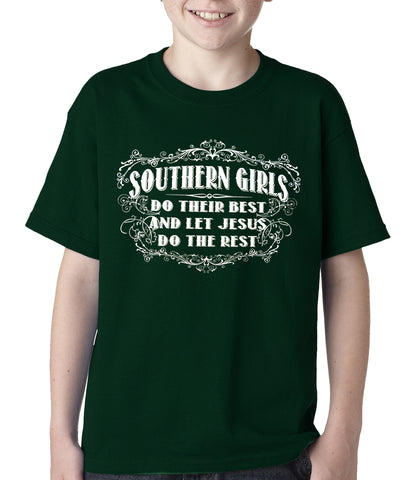 Southern Girls Do Their Best Kids T-shirt