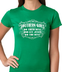 Southern Girls Do Their Best Ladies T-shirt