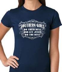 Southern Girls Do Their Best Ladies T-shirt