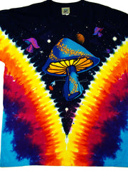 Space Mushrooms Tie Dye T-shirt