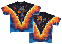 Space Mushrooms Tie Dye T-shirt