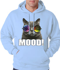 Spaced Mood Cat Adult Hoodie