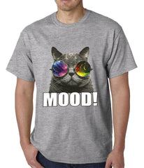 Spaced Mood Cat Mens T-shirt