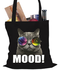 Spaced Mood Cat Tote Bag