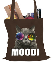 Spaced Mood Cat Tote Bag