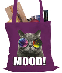 Spaced Mood Cat Tote Bag