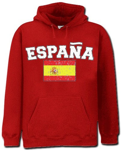 Spain "España" Vintage Flag International Hoodie