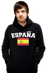 Spain "España" Vintage Flag International Hoodie