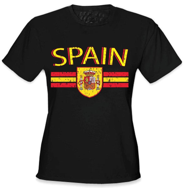 Spain Vintage Shield International Girls T-Shirt –
