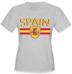 Spain Vintage Shield International Girls T-Shirt