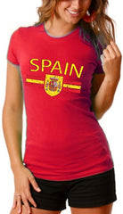 Spain Vintage Shield International Girls T-Shirt