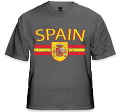 Spain Vintage Shield International Mens T-Shirt