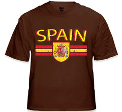 Spain Vintage Shield International Mens T-Shirt