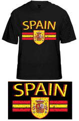 Spain Vintage Shield International Mens T-Shirt
