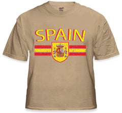Spain Vintage Shield International Mens T-Shirt