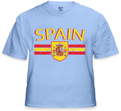 Spain Vintage Shield International Mens T-Shirt