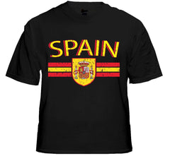 Spain Vintage Shield International Mens T-Shirt