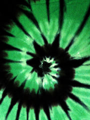 Spiral Clover Irish Green Tie Dye T-Shirt