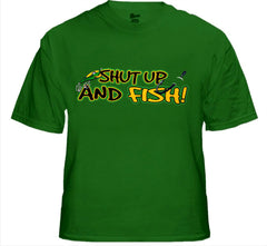Sportsman and Angler Tees - Shut Up and Fish T-Shirt