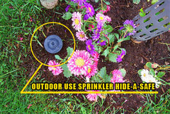 SPRINKLER Key-Hider™   ::  Hide and Stash in a Sprinkler Head