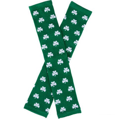 St. Patrick’s Day All Over Shamrocks Leg Warmers (Green with White Shamrocks)