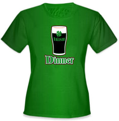 St. Patrick's Day Irish Dinner Girl's T-Shirt