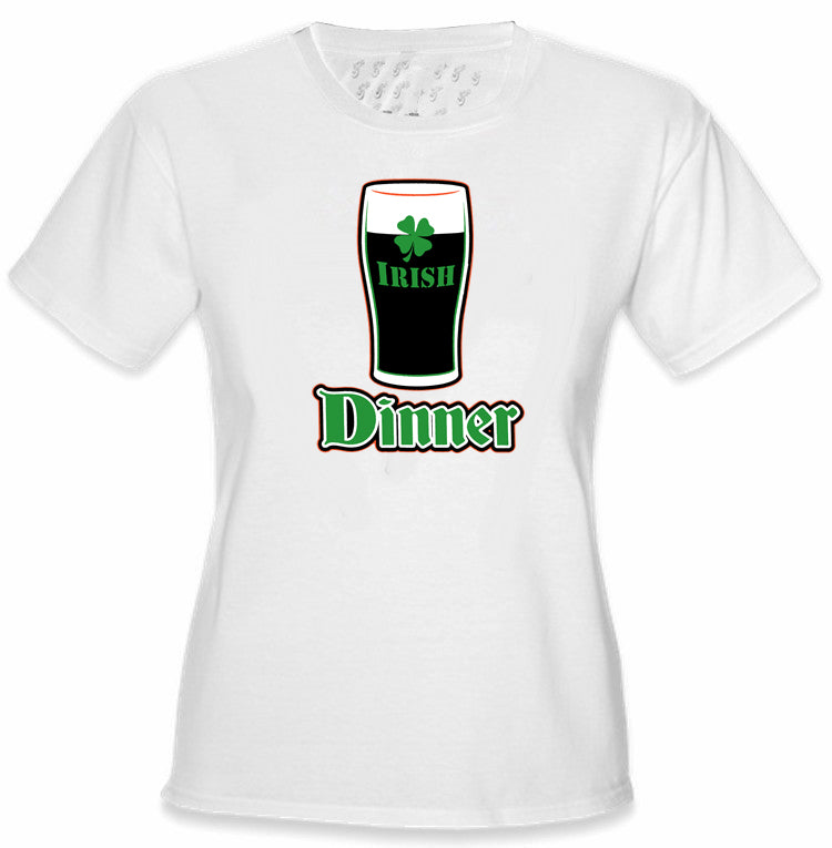 St. Patrick's Day Irish Dinner Girl's T-Shirt