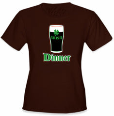 St. Patrick's Day Irish Dinner Girl's T-Shirt