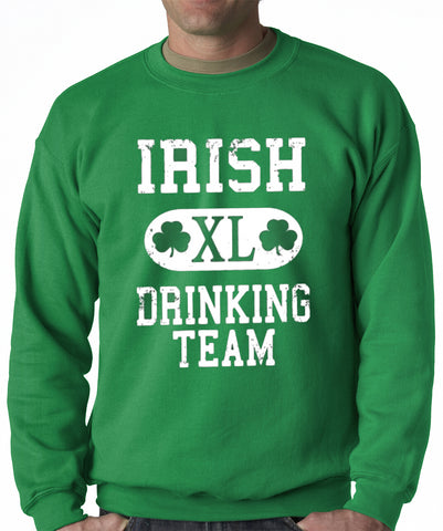 St. Patrick's Day Irish Drinking Team Adult Crewneck