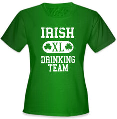 St. Patrick's Day Irish Drinking Team Girl's T-Shirt