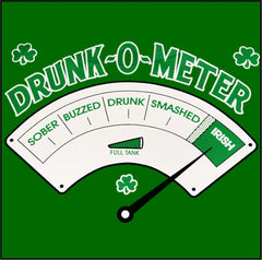 St.Patrick's Day - Irish Drunk -o- Meter T-Shirt