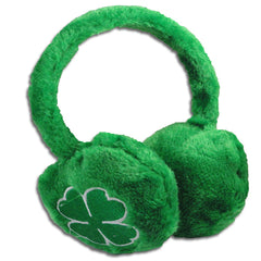 St. Patrick's Day Irish Shamrock Furry Earmuffs