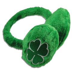 St. Patrick's Day Irish Shamrock Furry Earmuffs