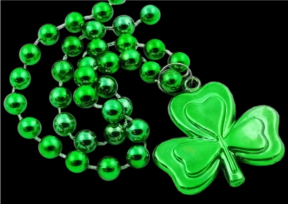 St. Patrick's Day Irish Shamrock Necklaces (12 pack)