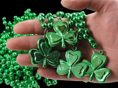St. Patrick's Day Irish Shamrock Necklaces (12 pack)