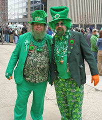 St. Patrick's Day Jumbo Flashing Shamrock Pin