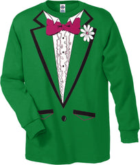 St. Patrick's Day Long Sleeve Tuxedo T-Shirt