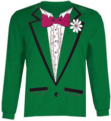 St. Patrick's Day Long Sleeve Tuxedo T-Shirt