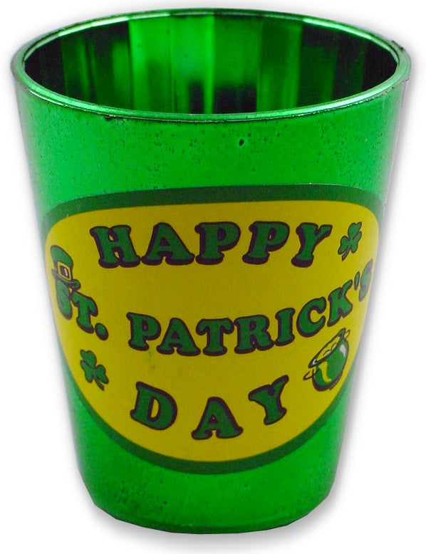 St. Patrick's Day Metallic Shot Glass