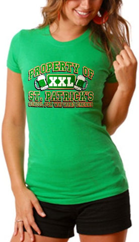 St.Patrick's Day "School For Wayward Drunks" Girls T-Shirt