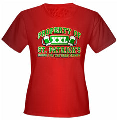 St.Patrick's Day "School For Wayward Drunks" Girls T-Shirt