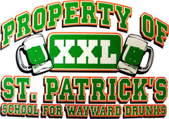 St.Patrick's Day "School For Wayward Drunks" Hoodie