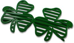 St.Patrick's Day Shamrock Slotted Shades