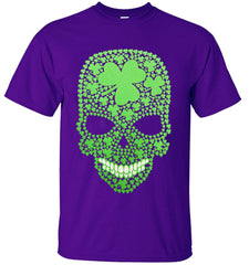 St. Patrick's Day Shamrock Sugar Skull Men's T-Shirt